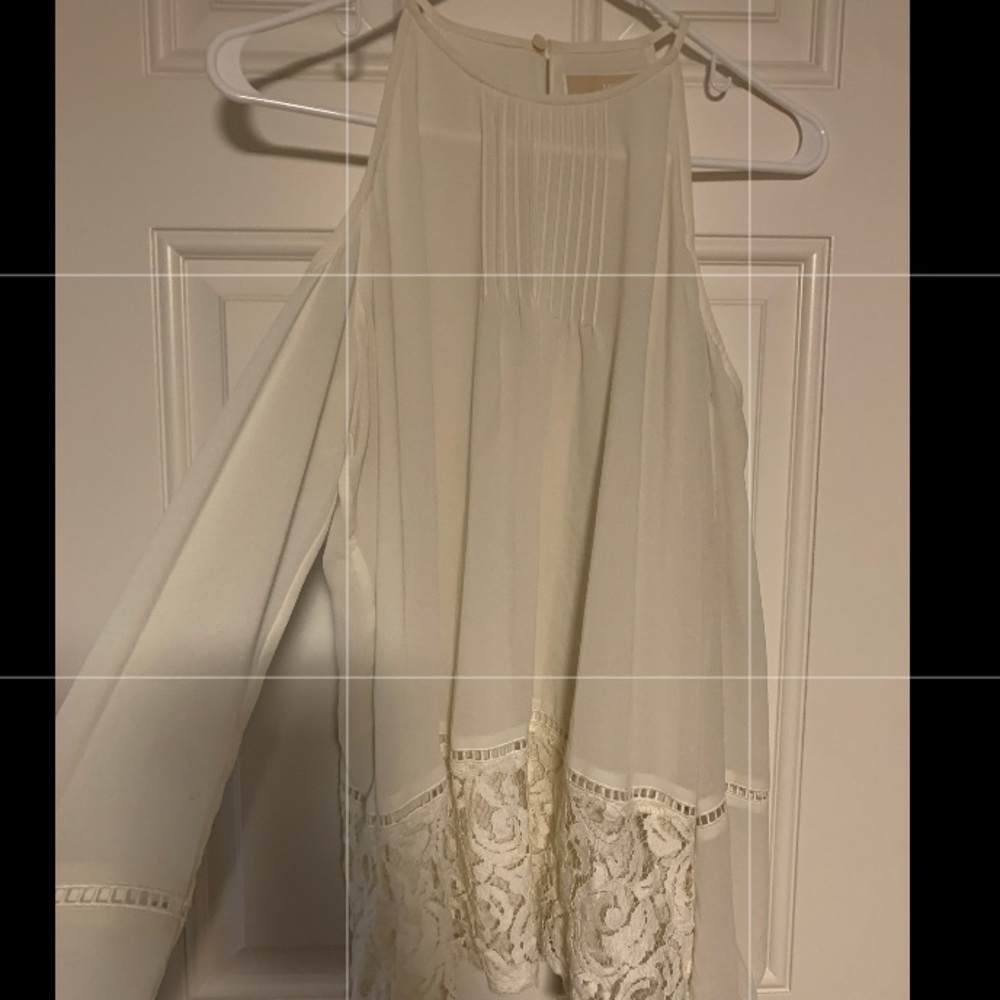 Michael Kors cold shoulder blouse